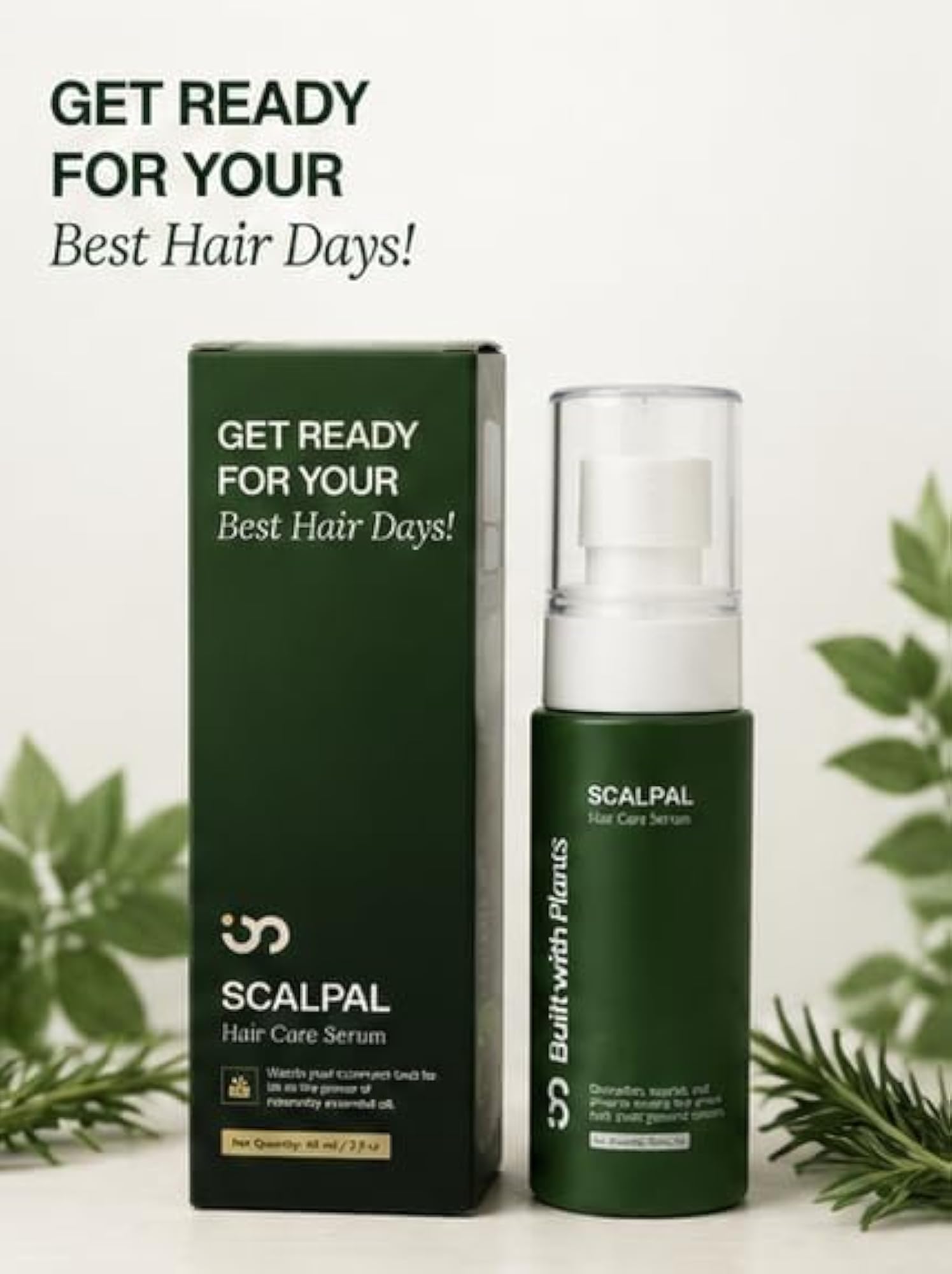 Built With Plants Scalp Hair Care Serum, 60ml